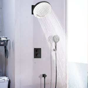 Mattic Black Sky Flower Plate Installation Square Rainfall Shower Top Spray Spray Luxury Shower Water Faucet System Rain Shower