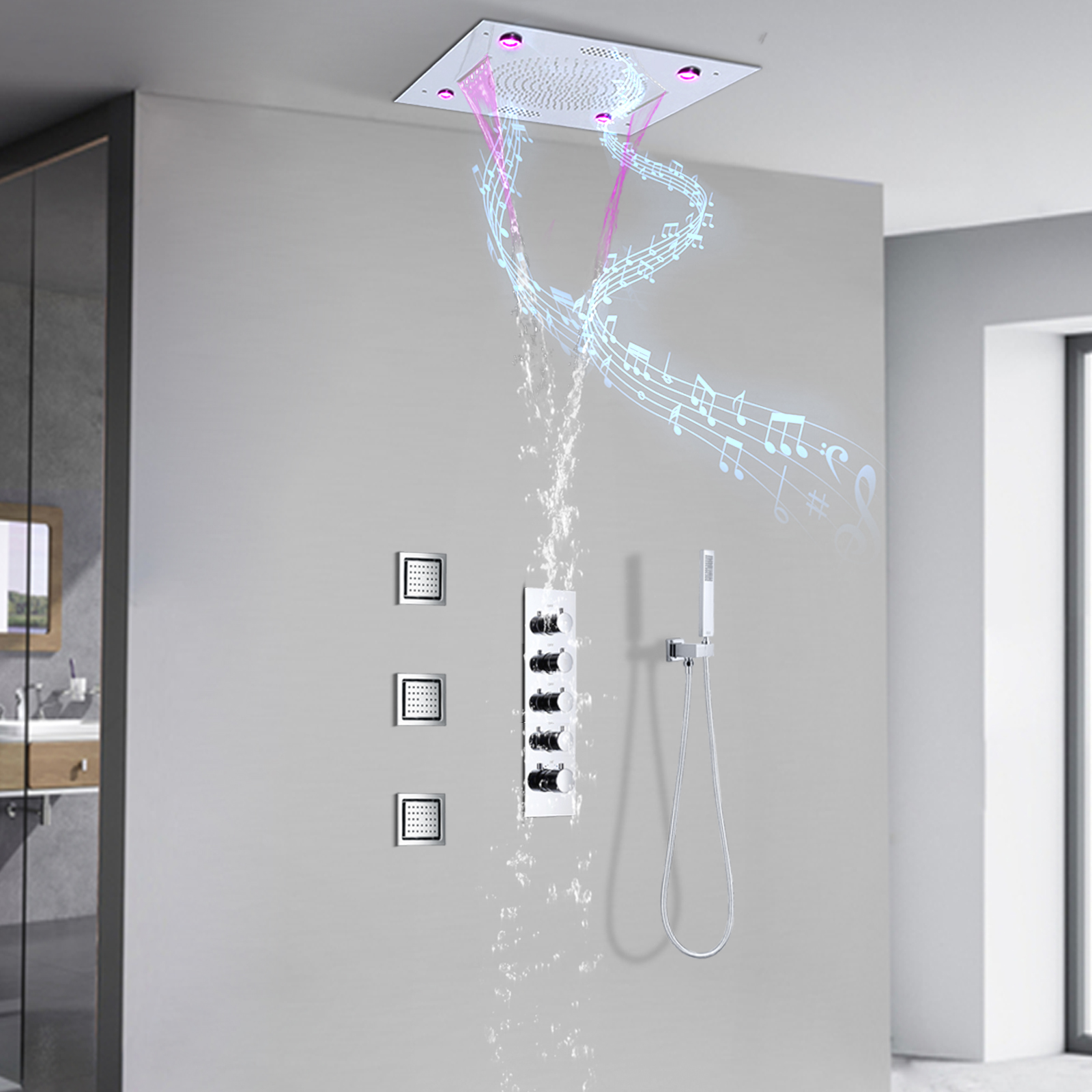 rain head shower systems