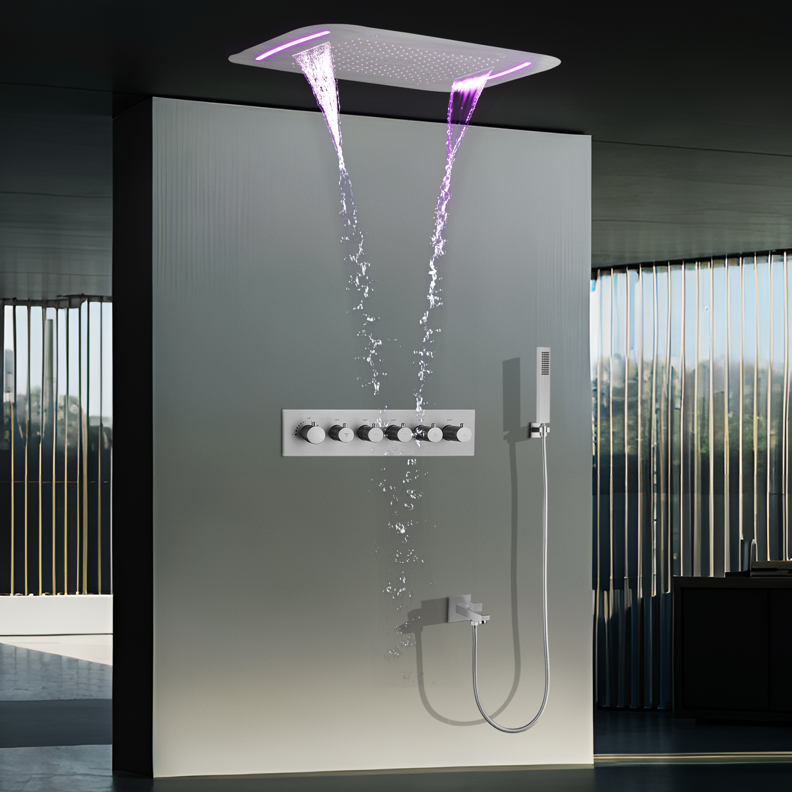 Waterfall shower