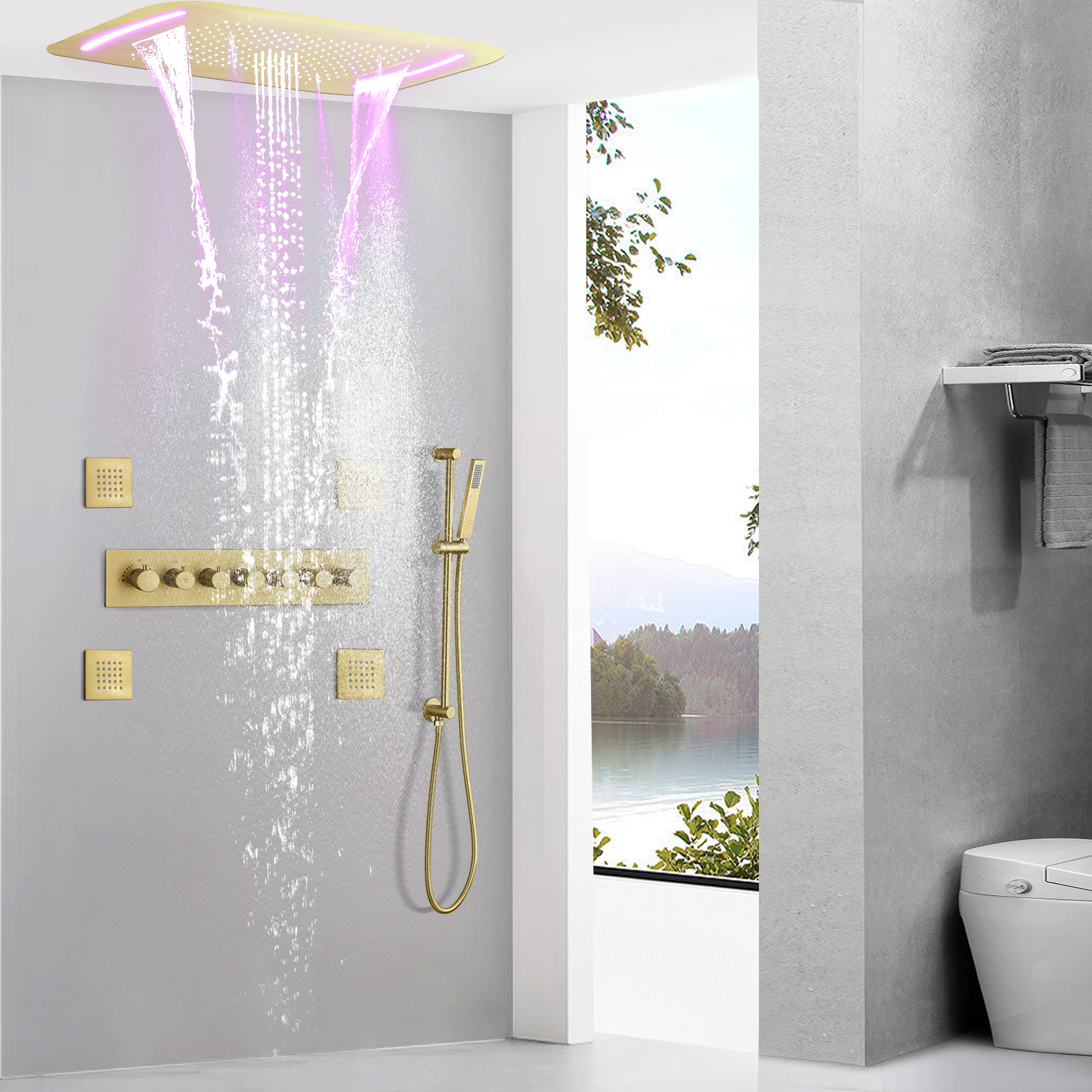Gold Shower Faucet