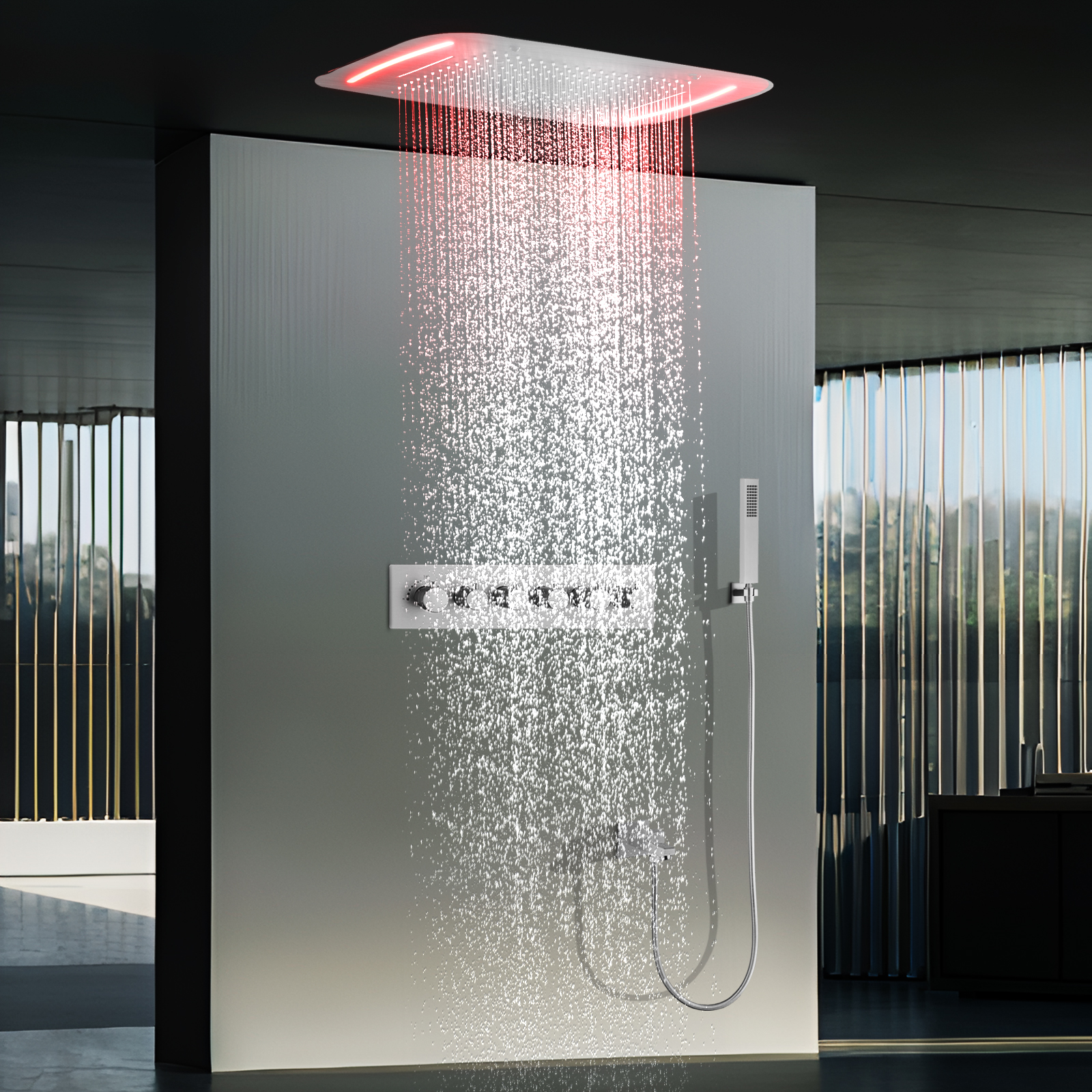 waterfall showerhead