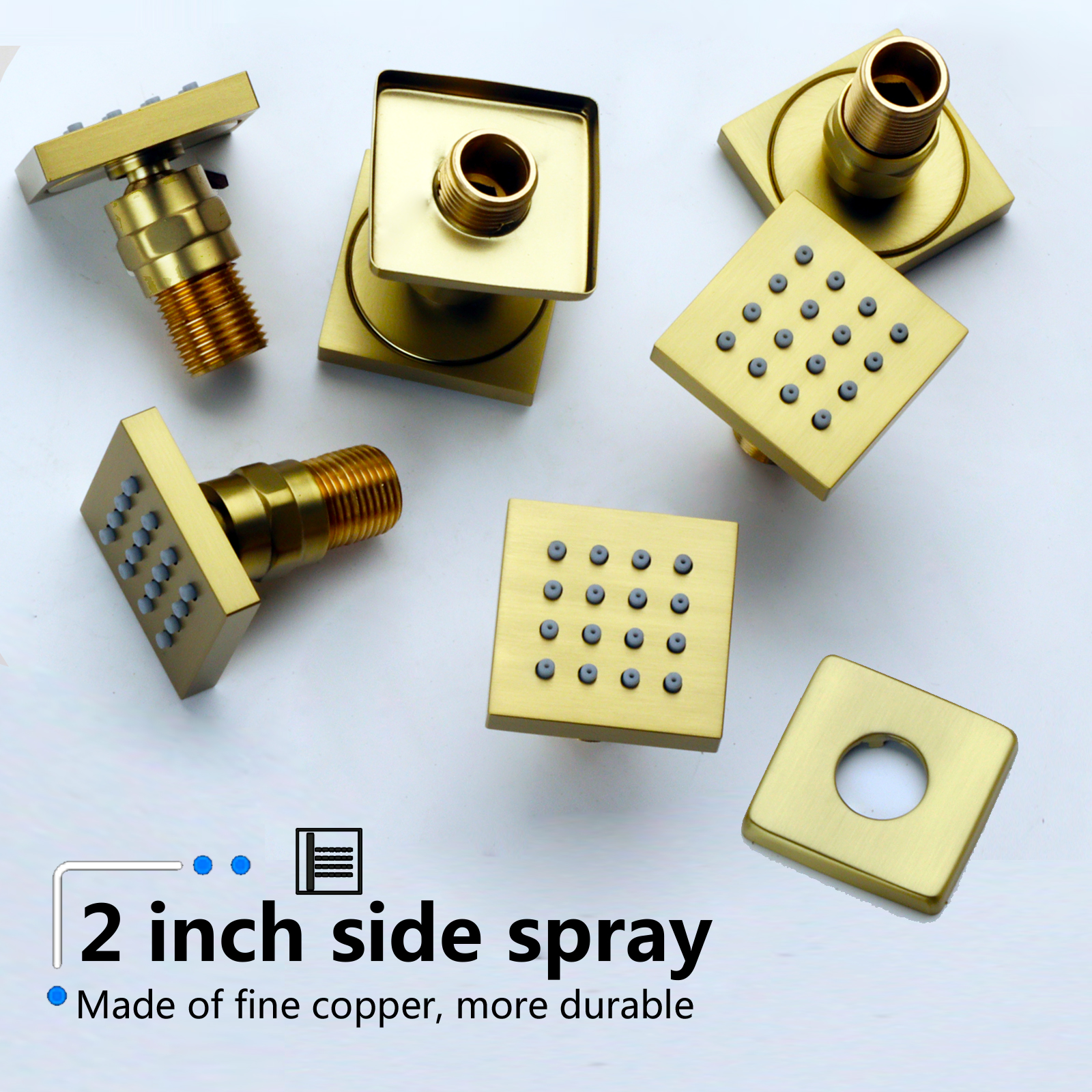 wall mounted shower system