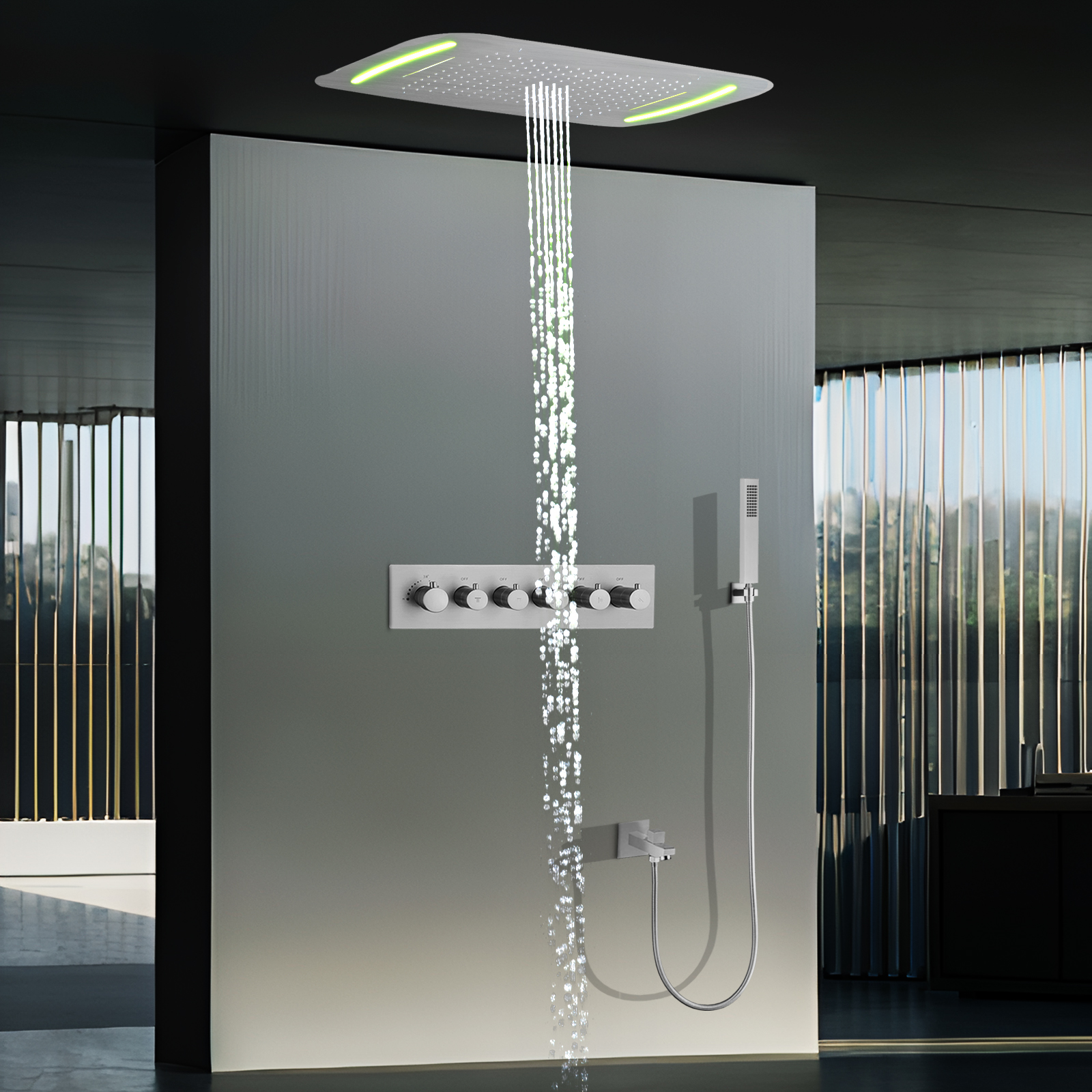 shower head rainfall