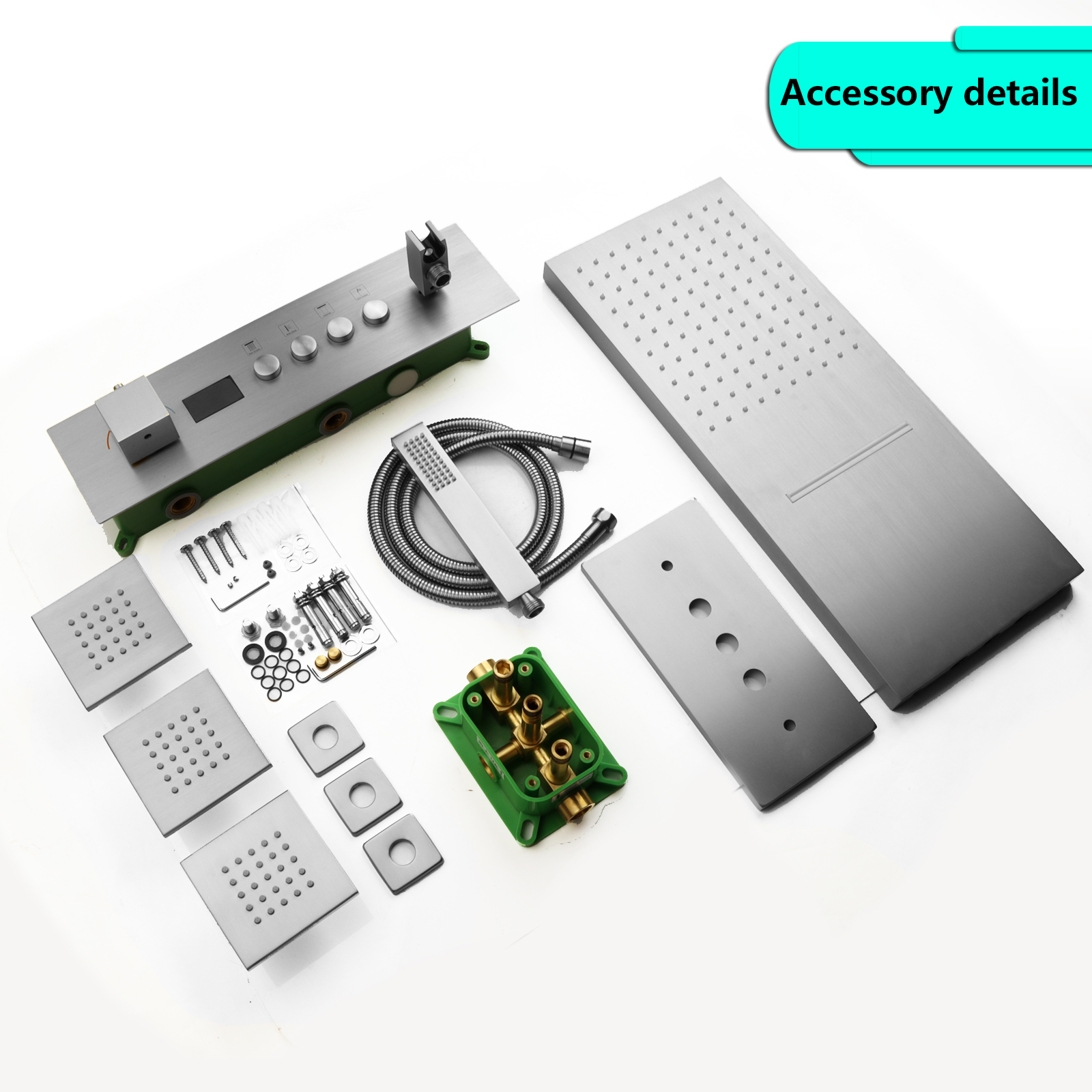 Digital display shower