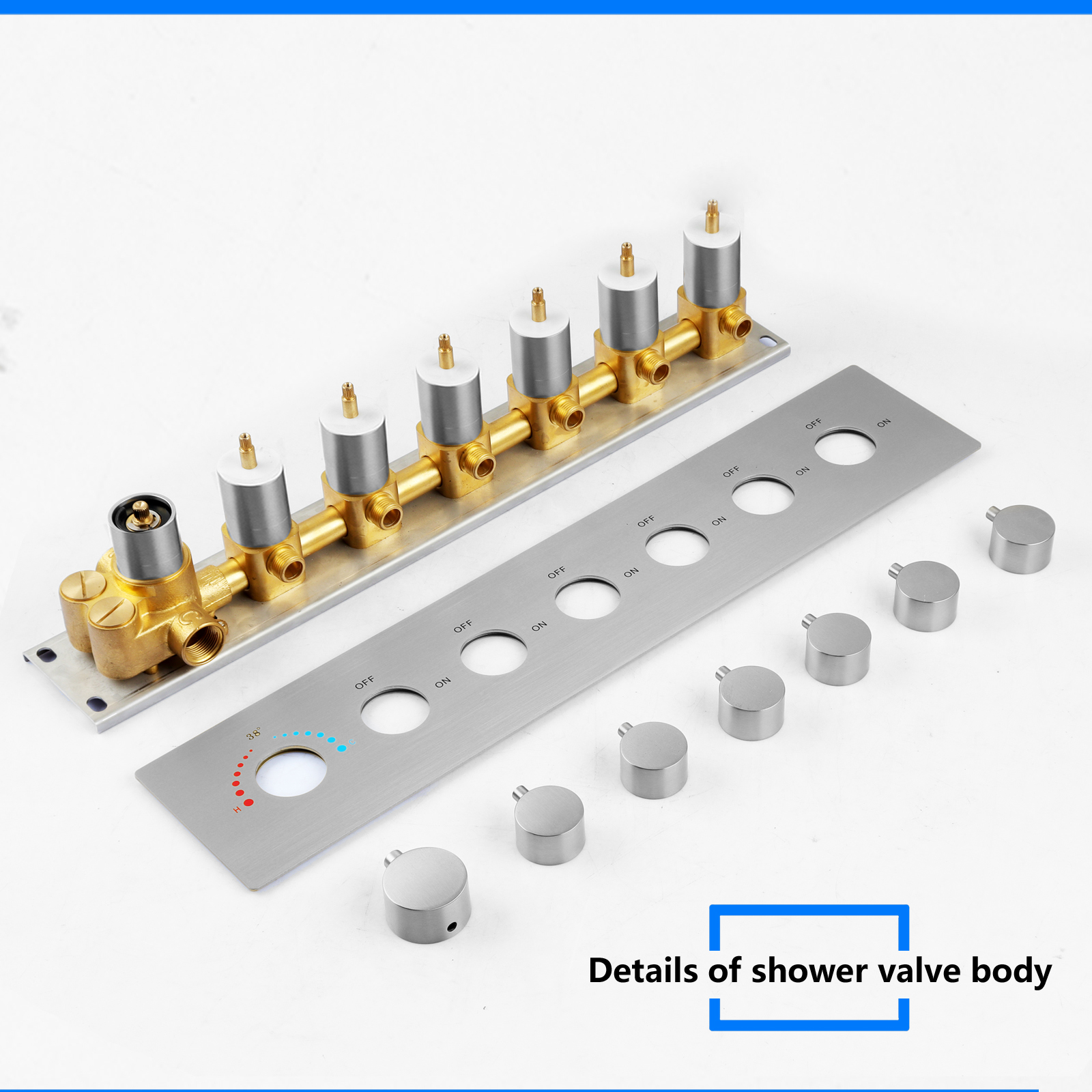 wall mounted shower system