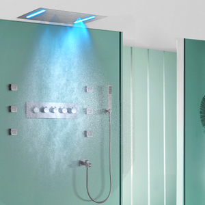 Rain Shower Hidden Bath Shower Temperature Temperature Temperature Massage Shower 20x14 -inch Large Bath Jacking System
