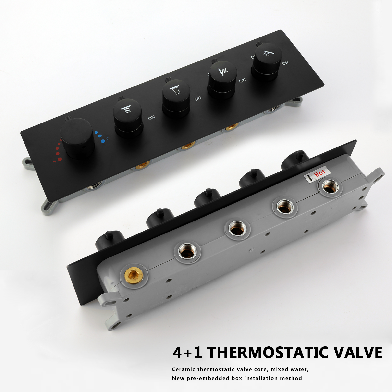 wall mounted shower system