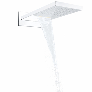 Hot Sales Chrome Polished 50X23 CM Shower Head Bathroom Bifunctional Rainfall Waterfall Shower