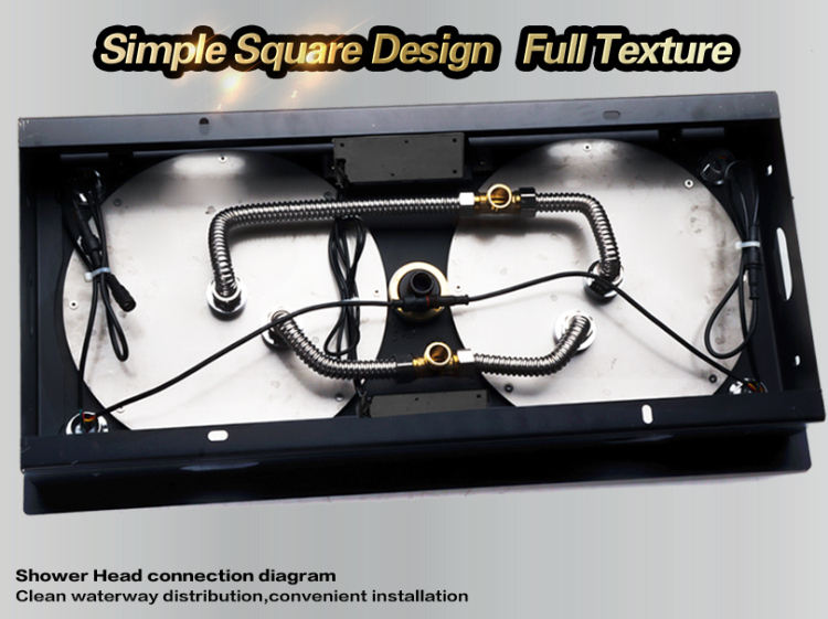 multiple shower head system