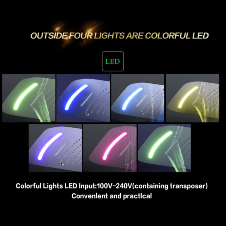 With LED Shower Faucets 