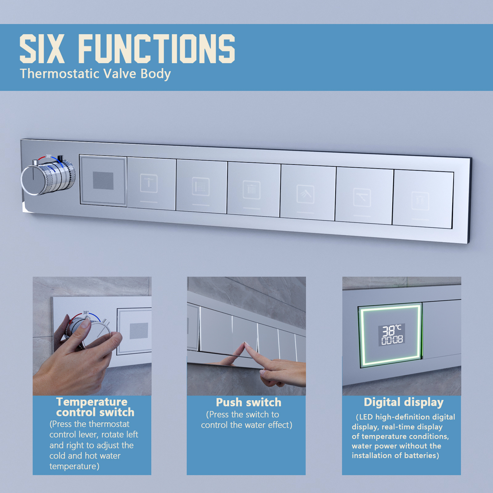 hand held shower head set