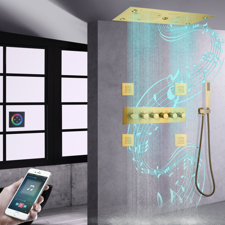 rain shower head system