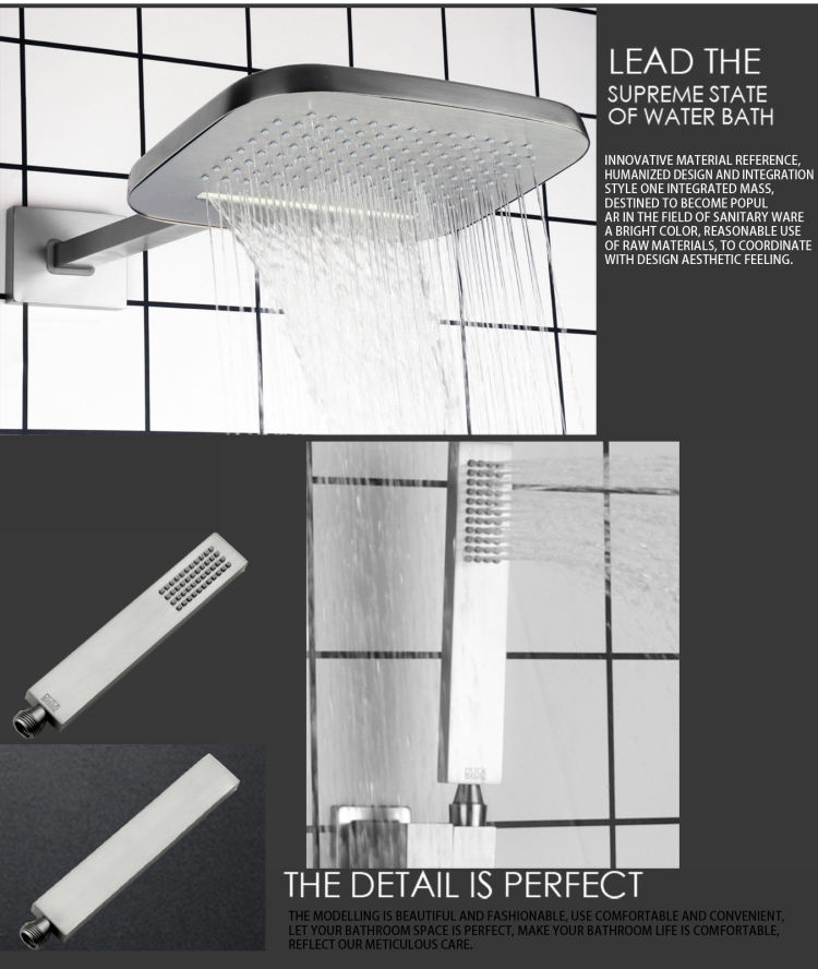 rainfall shower systems