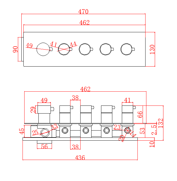 rain head shower systems