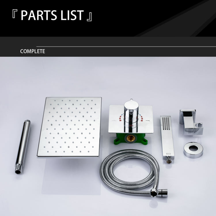 modern shower system