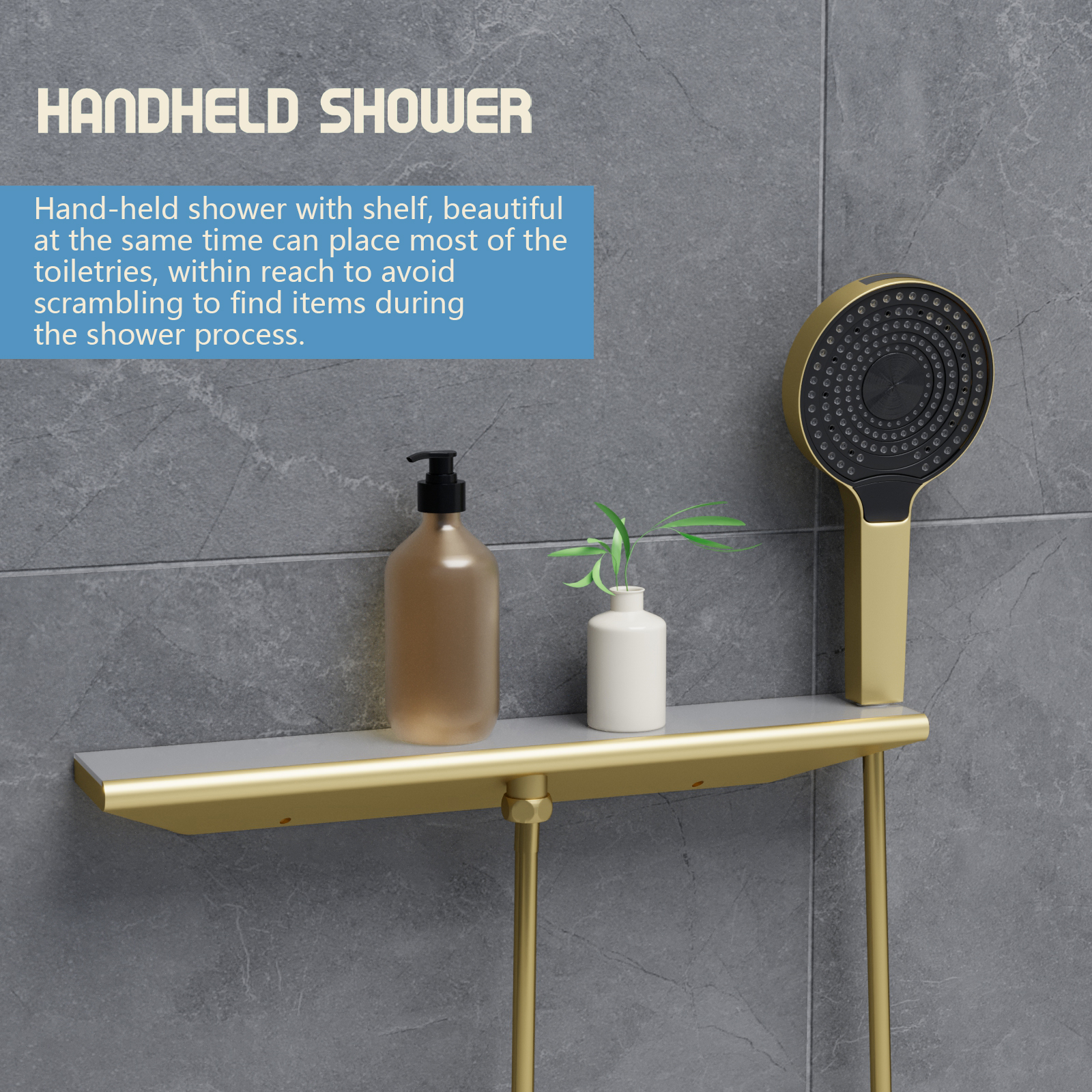 led rainfall waterfall shower head