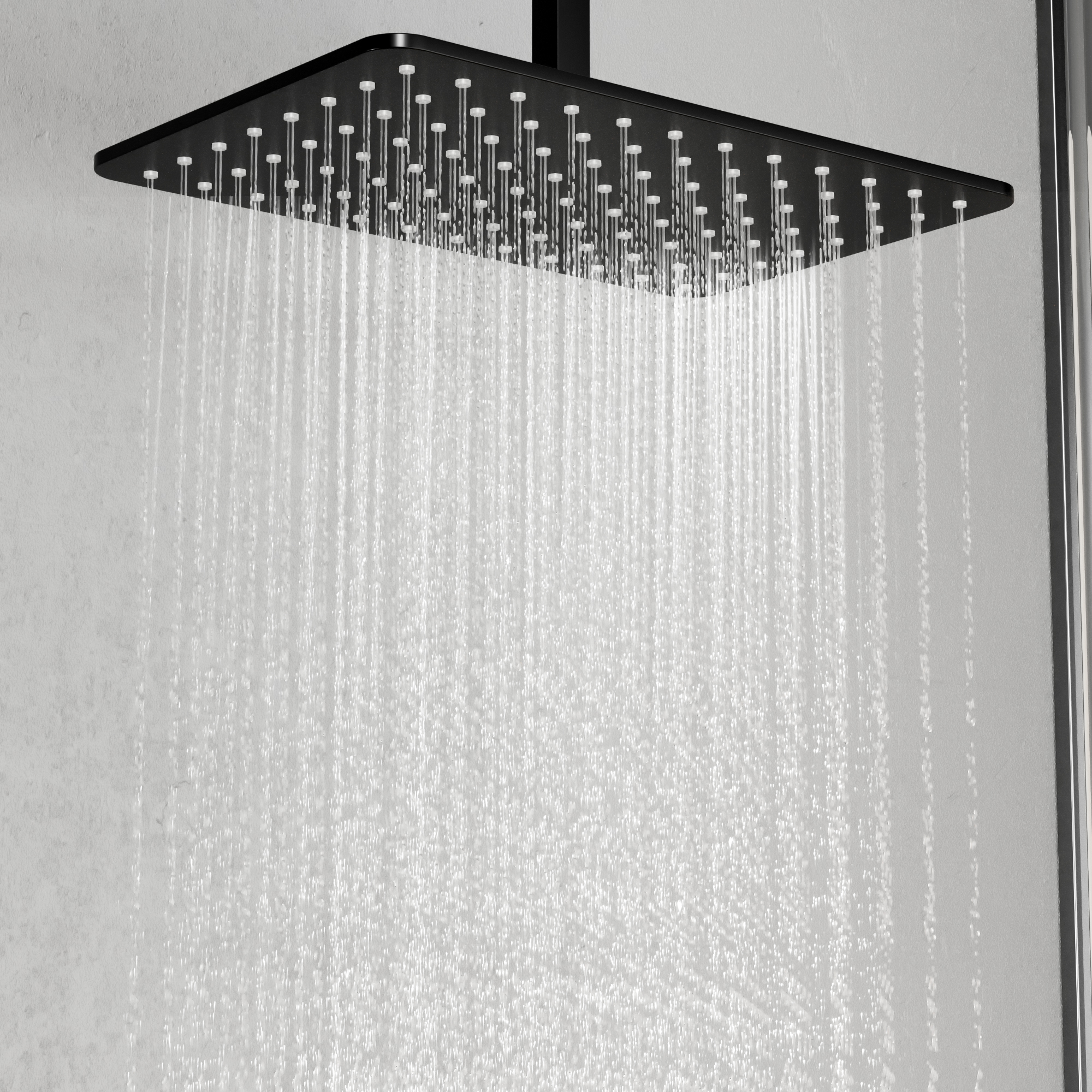 28x18 Body Massage Shower Rain Forest Shower Set Spray Head Wall Mounted Shower System