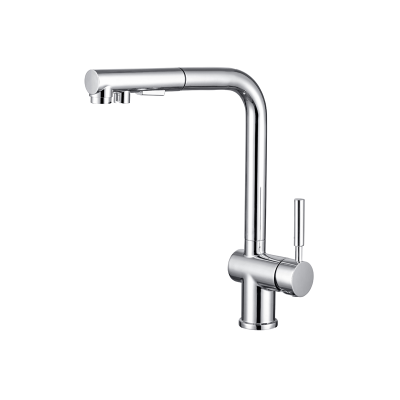 Matte Black Luxury Sink Water-saving Kitchen Faucet Fashion Dual-function Single Handle