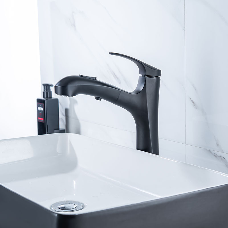 Modern Matte Black Basin Mixer Sink Mixer Single Handle Bathroom Faucet