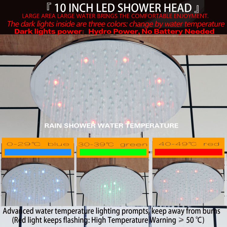 rain head shower system