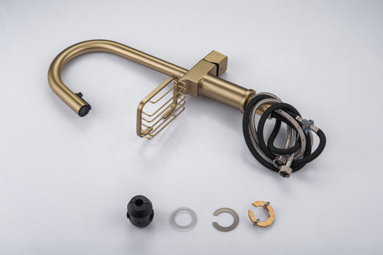 kitchen sink with faucet