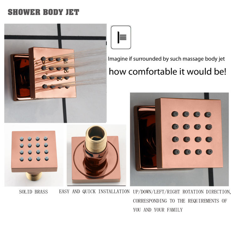 multi jet shower systems