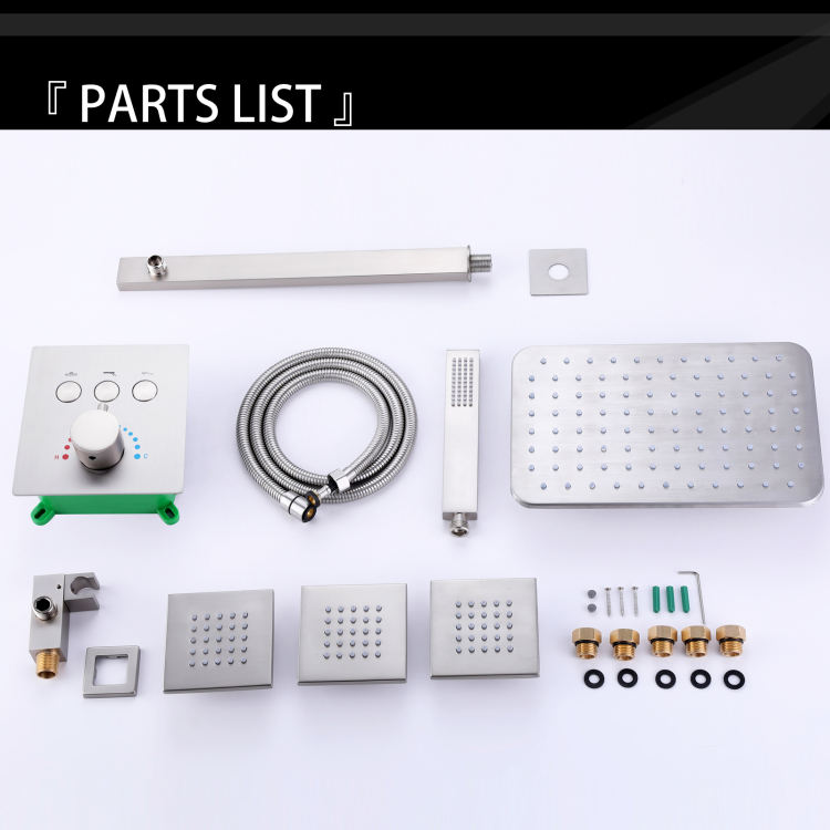 waterfall shower system