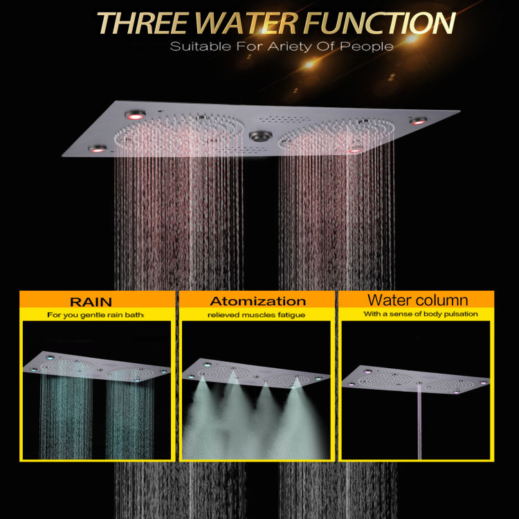 rain shower head systems