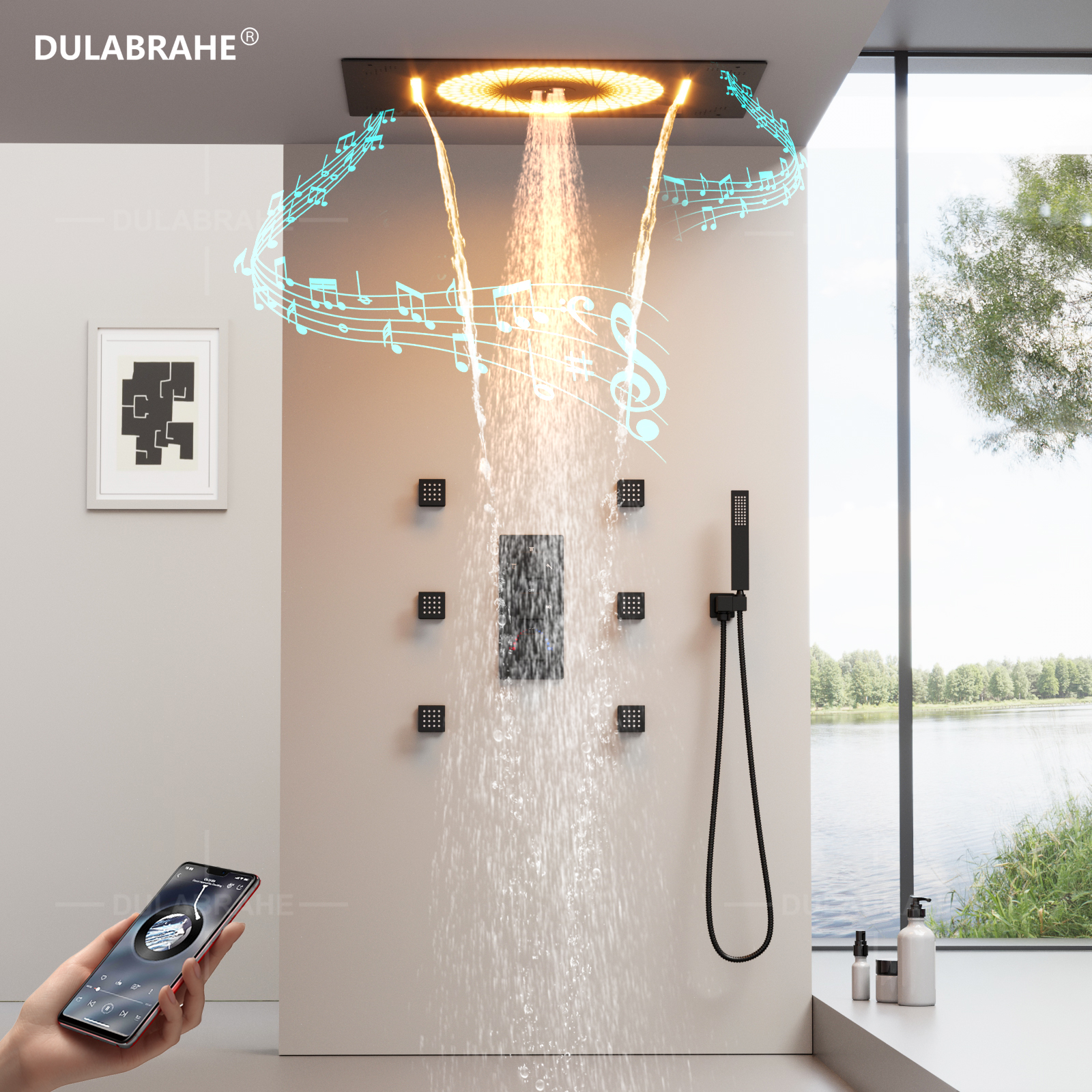 Experience Luxury Every Day with a Rainfall Shower Head Set