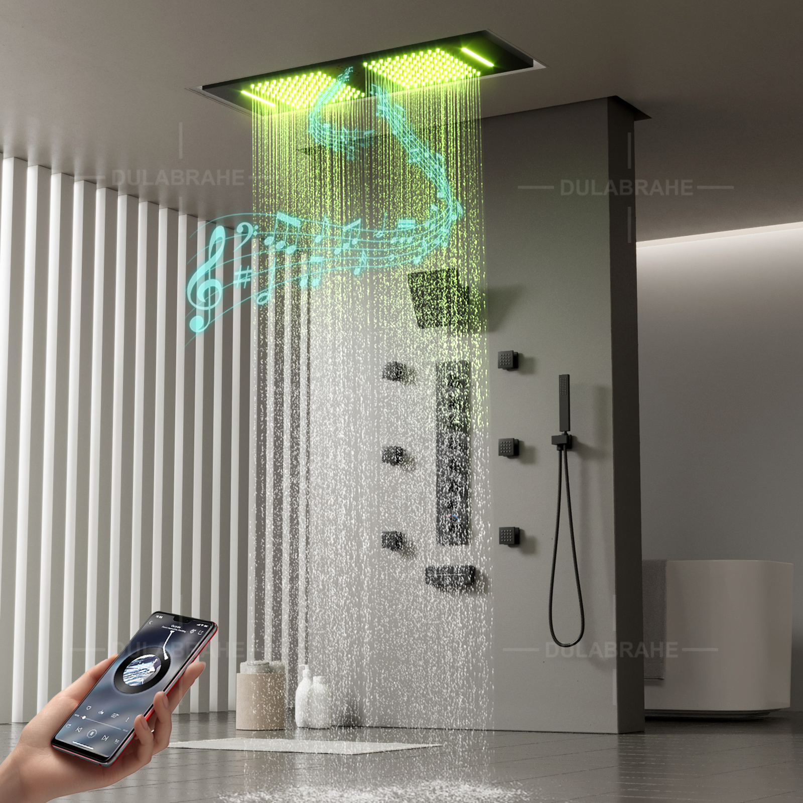 Transform Your Bathroom into A Spa with A Rain LED Shower Head From Taowei Sanitary Ware