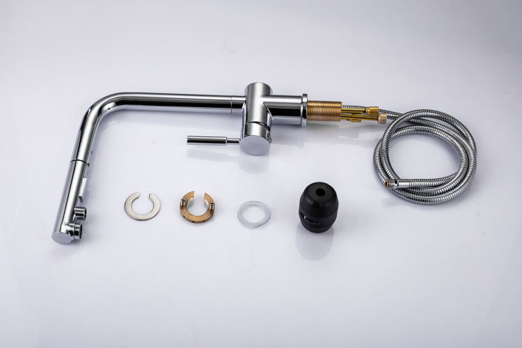 kitchen sink with faucet