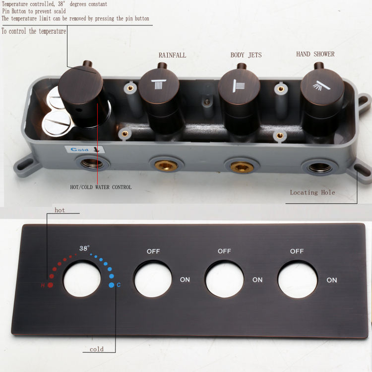 rain head shower systems