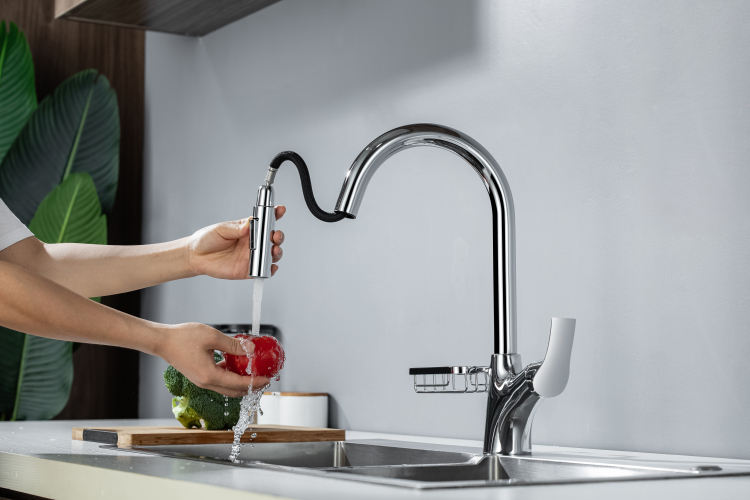 single hole kitchen faucet