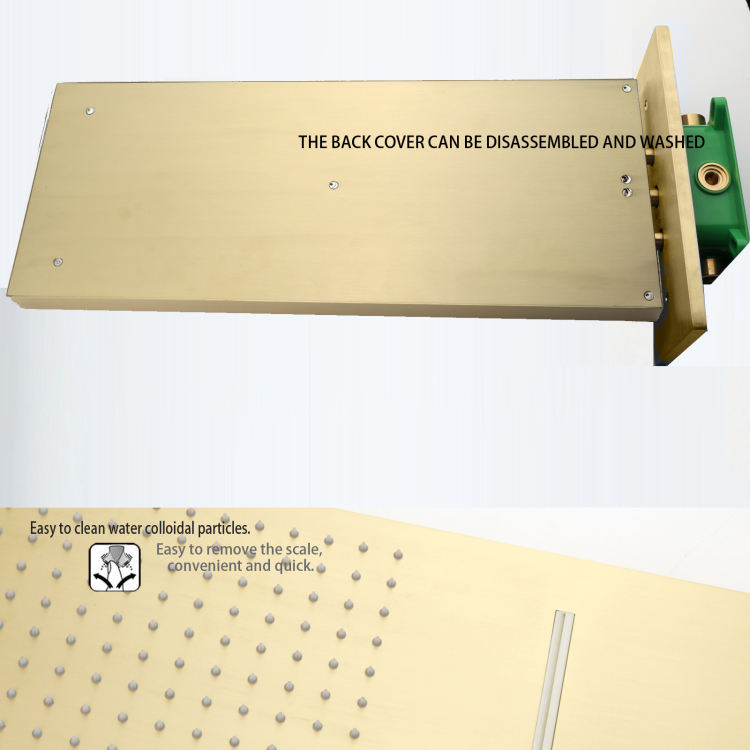 rainfall shower system