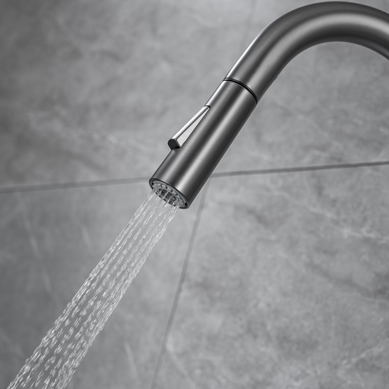 Gun Gray Taps Faucets Kitchen Basin Faucet Multifunctional Single Handle
