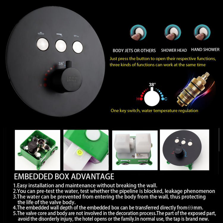 full body shower system