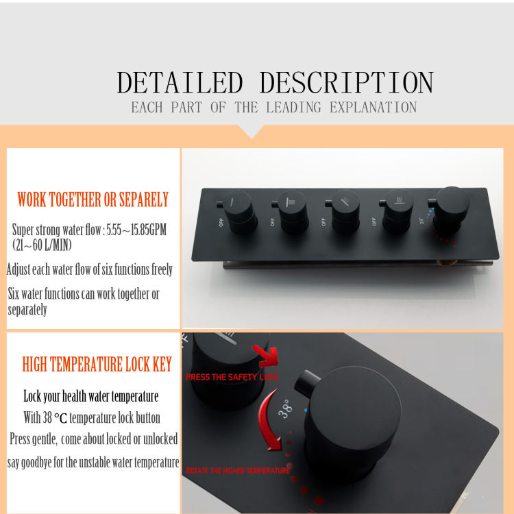 multi function shower head