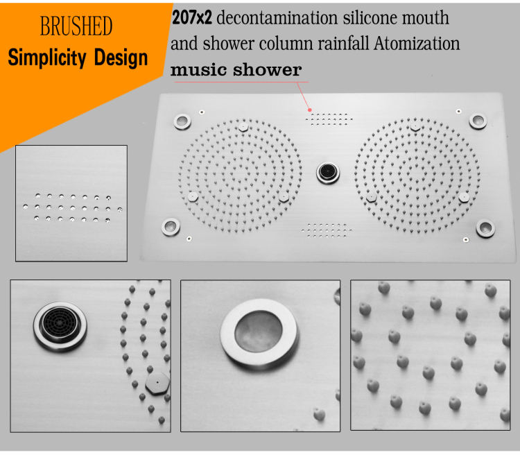 shower system with tub spout