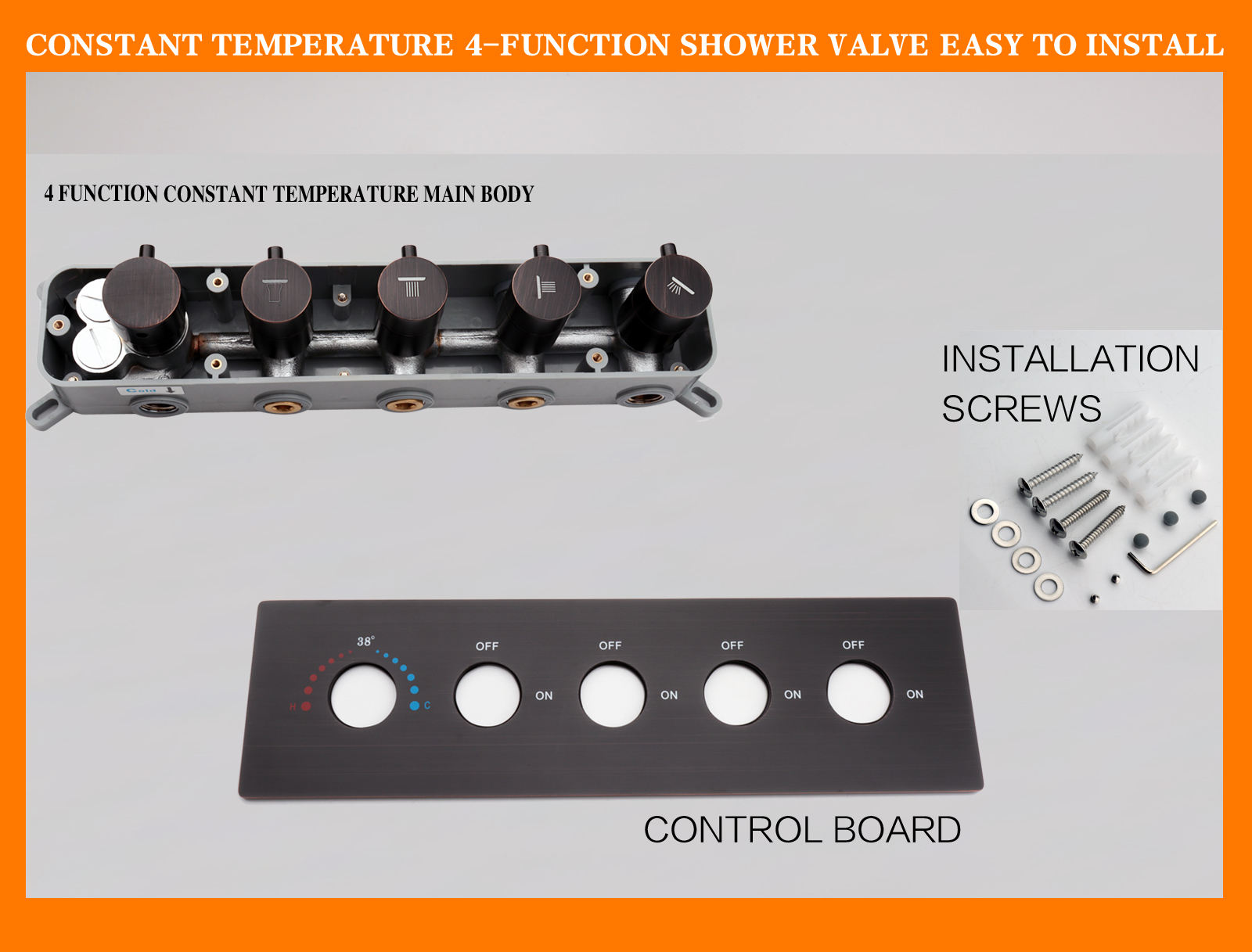 shower valve and trim kit