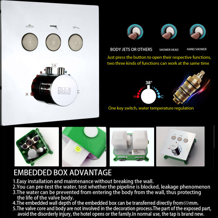 shower faucet systems