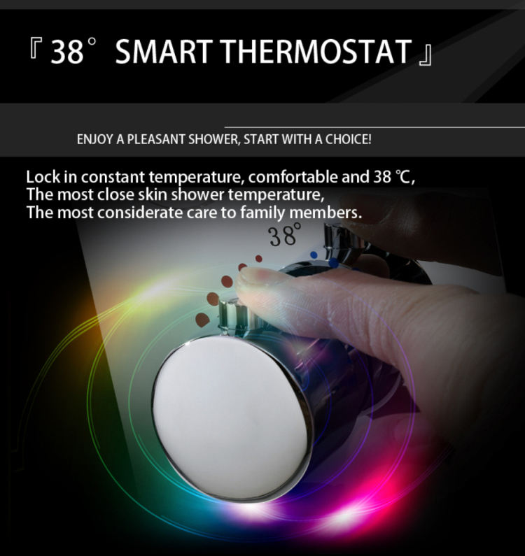 thermostatic shower system
