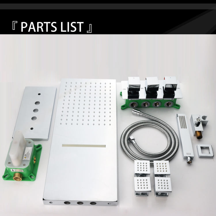 rain head shower system