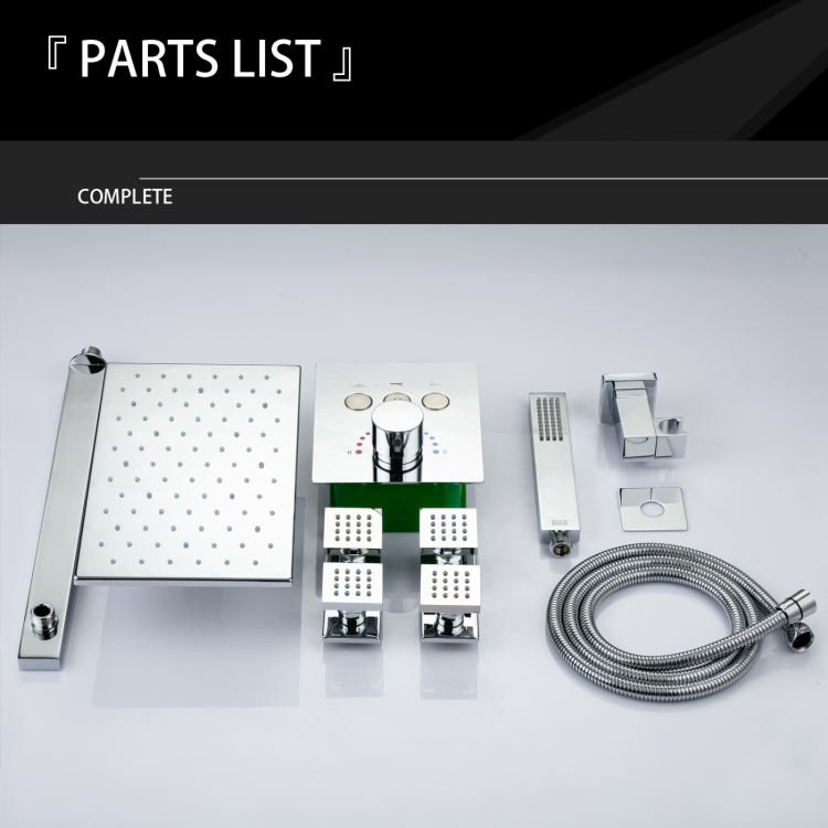 rain head shower systems