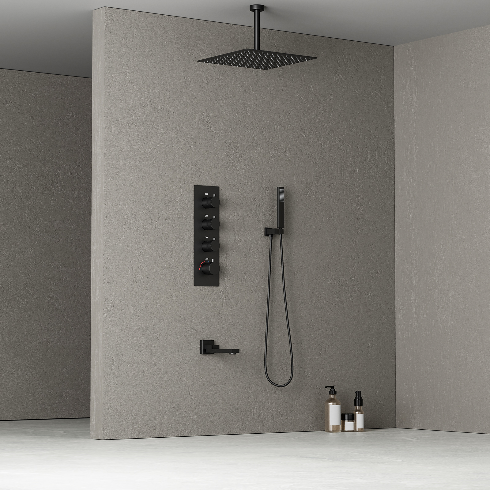  thermostat shower valve system
