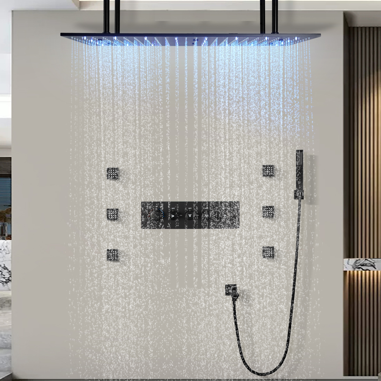 Exploring The Elegance And Functionality of Black Rain Shower Systems