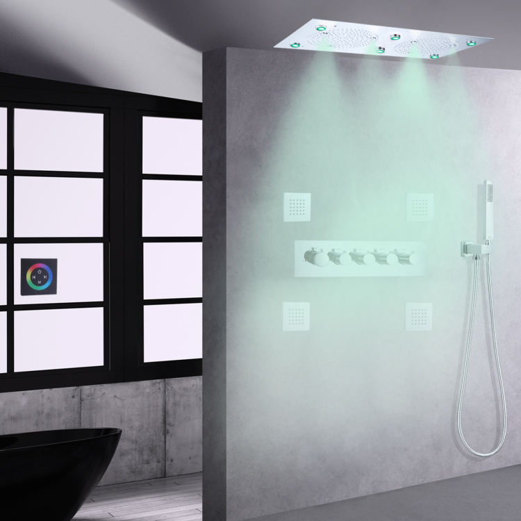 rainfall shower system