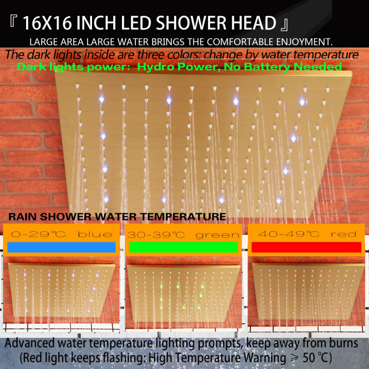 rain head shower system