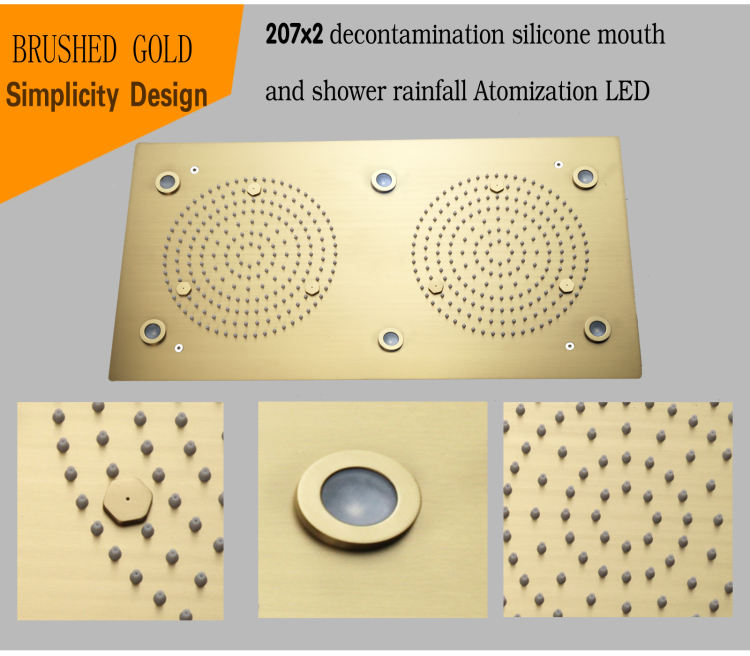 rainfall shower system