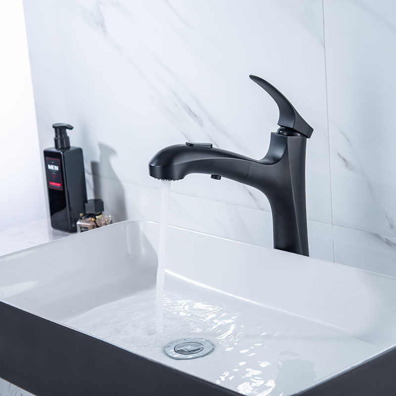 Modern Matte Black Basin Mixer Sink Mixer Single Handle Bathroom Faucet