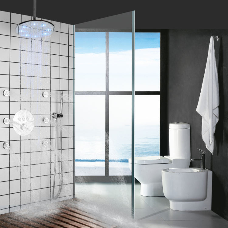 rainfall shower system